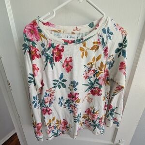 LOFT Floral Long Sleeve Top - Multicolor